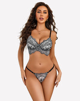 FLace Bra and Panty 2 Piece Sets